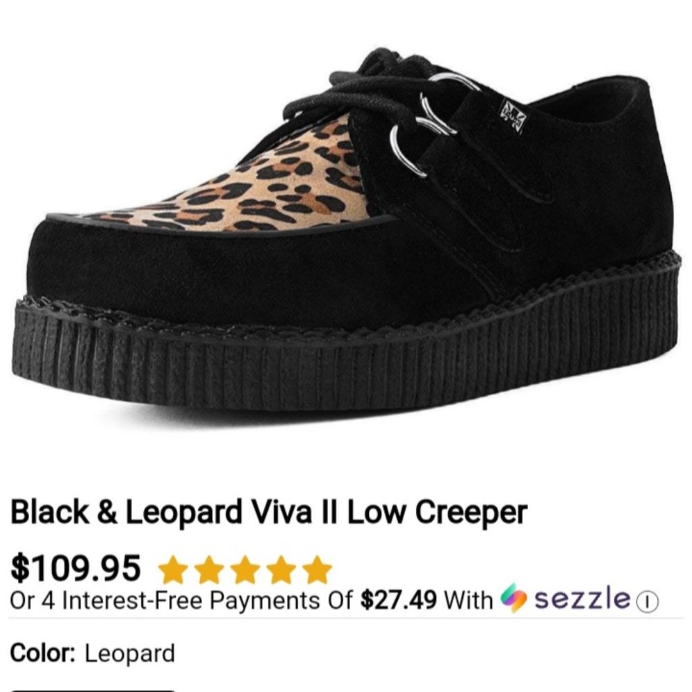 Tuk leopard creepers NWT size 9M/11W ⚫ 🐈‍⬛